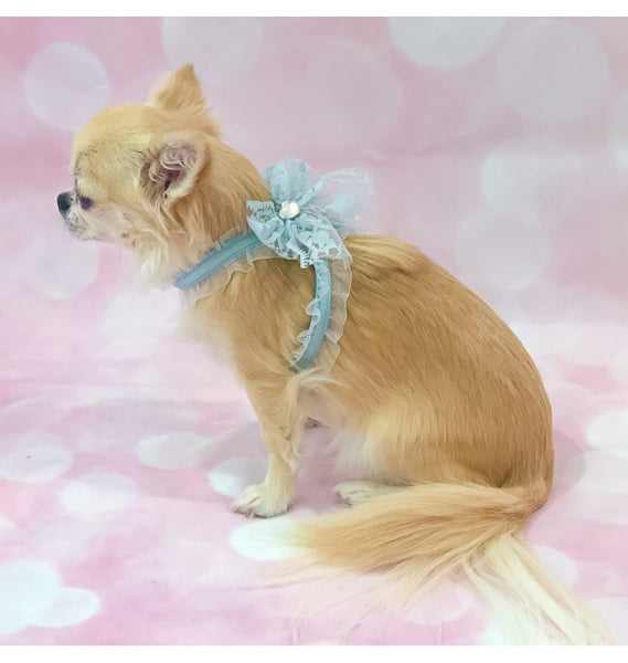 Puppy Pink Glitzerati Bow Step In Harness