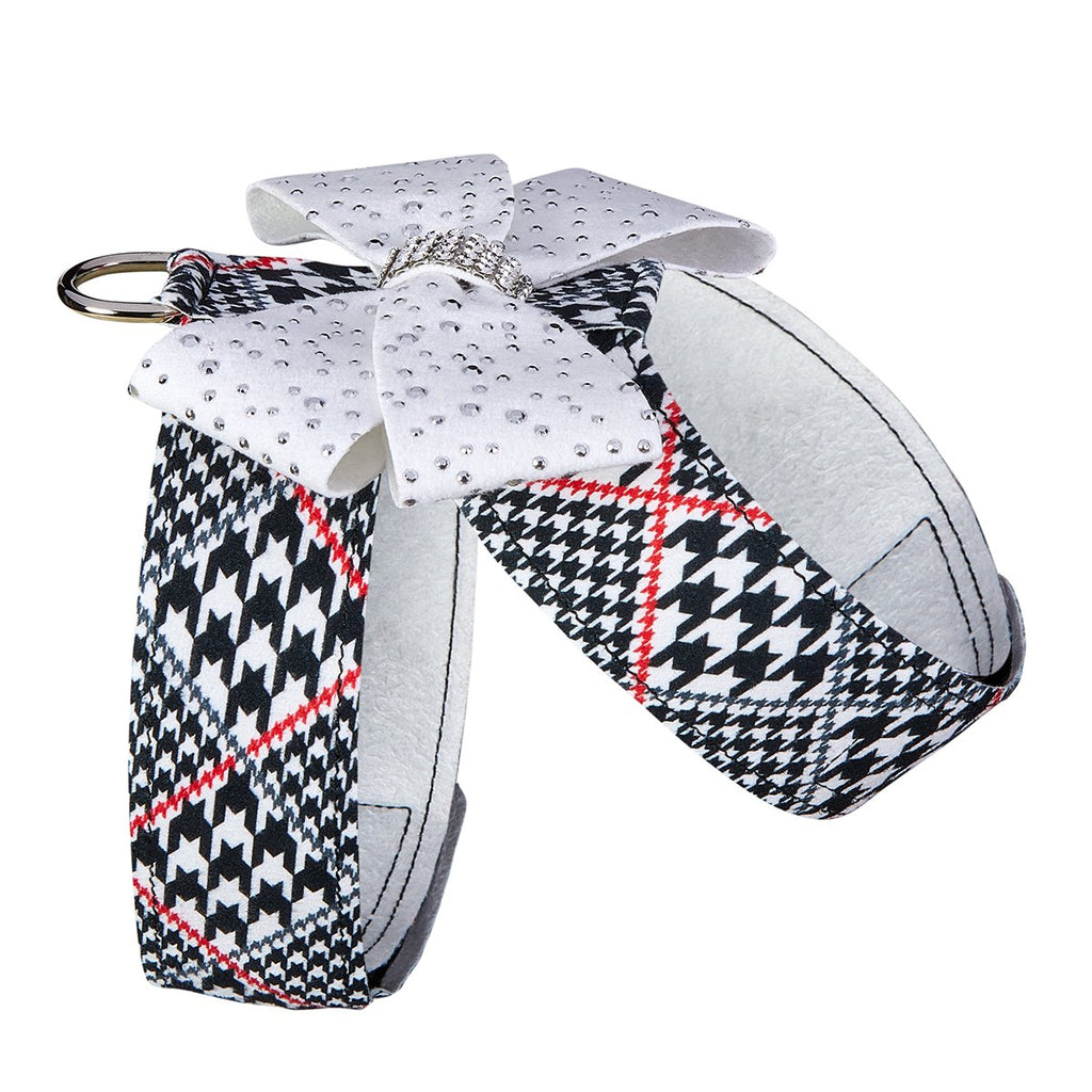 Classic Glen Houndstooth Srtardust Nouveau Bow Tinkie Harness