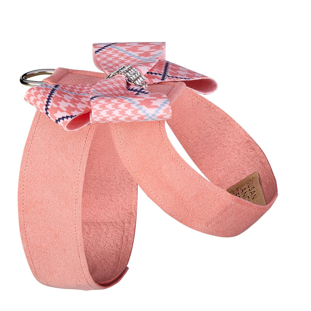 Peaches N' Cream Glen Houndstooth Nouveau Bow Tinkie Harness