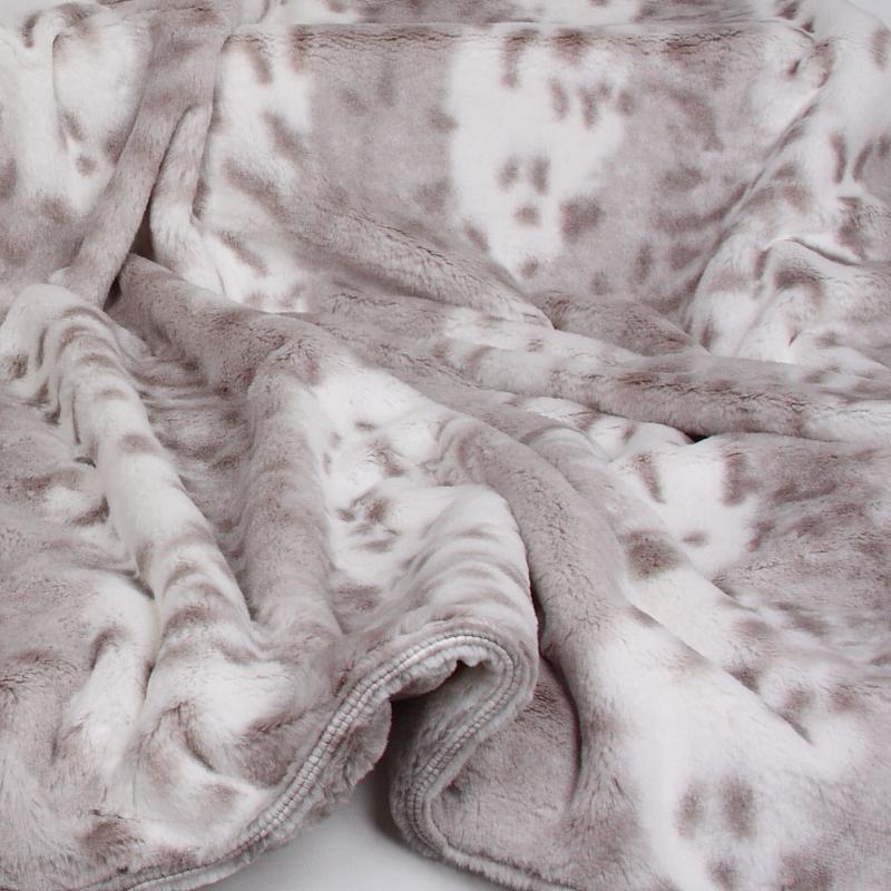 Platinum Snow Leopard Blanket