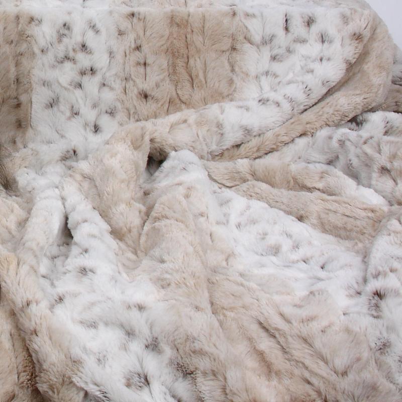 Arctic Snow Leopard Blanket