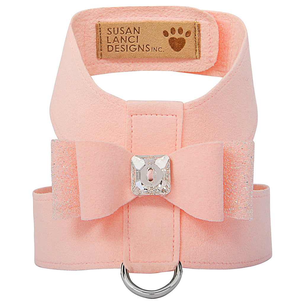 Puppy Pink AB Crystal Stellar Big Bow Tinkie Harness