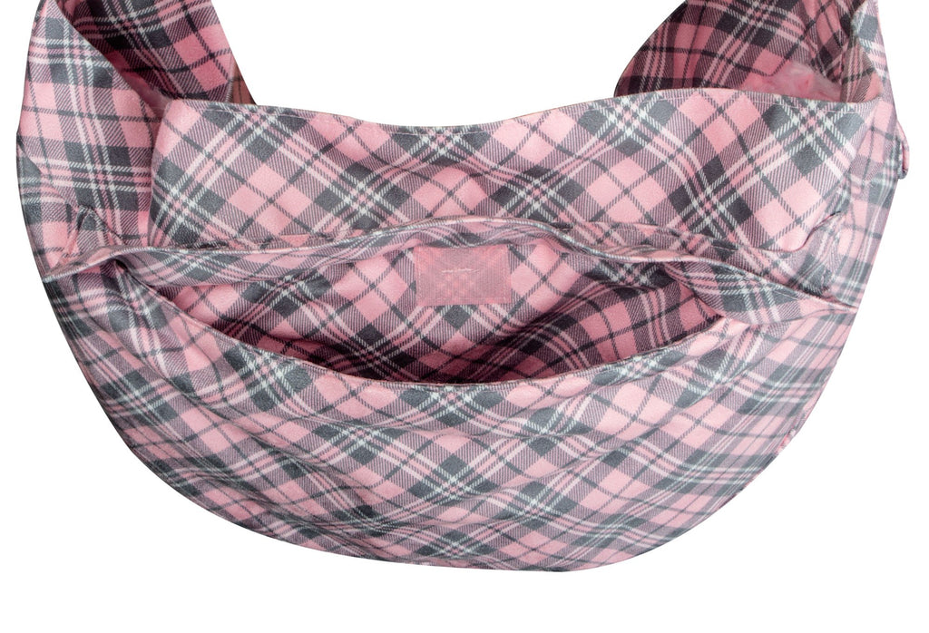 Scotty Puppy Pink Plaid Cuddle Carrier