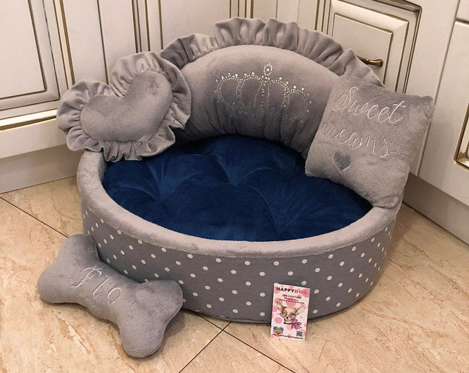 Personalized Luxury Dog Bed